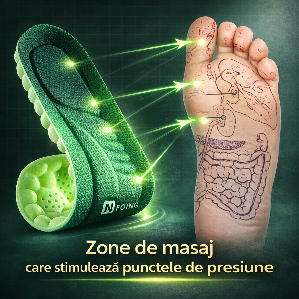Orto Comfort Branț cu Efect de Masaj și Susținere Plantară